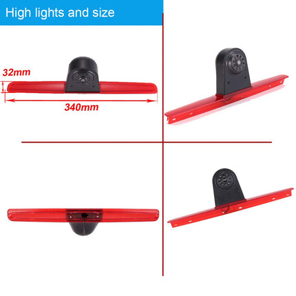Waterproof parking camera parking aid color camera brake light camera brake light reversing camera + 4.3" TFT LCD monitor replacement for T5 Bus Transporter Caravelle 2003-2015 Bj.