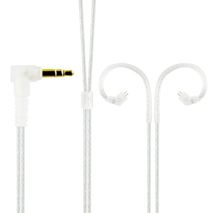 Yinyoo KZ kõrvaklappide pikenduskaabel 0,78 mm 2-pin - 3,5 mm topelthõbetatud 2-sooneline stereo pistikukaabel ZST/ZSR/ED12/ES3/ES4/ZS10/AS06/ZS10/ZST-X/EDX (B-pin, ilma mikrofonita)