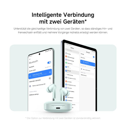 Xiaomi Redmi Buds 6, Bluetooth-kõrvaklapid, kahe draiveriga disain, aktiivne mürasummutus, kahekordne mikrofon integreeritud tehisintellektiga, pikk aku tööiga kuni 42 tundi, puutetundlik juhtimine, must
