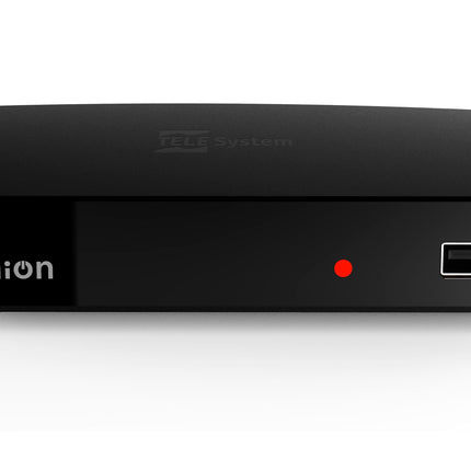 Tele System Minion digitaalne maapealne dekooder - 10-bitine DVB-T2 HEVC vastuvõtt, automaatne kanaliotsing, integreeritud meediapleier, EPG - lihtne ja tehniline - kaugjuhtimispult kaasas