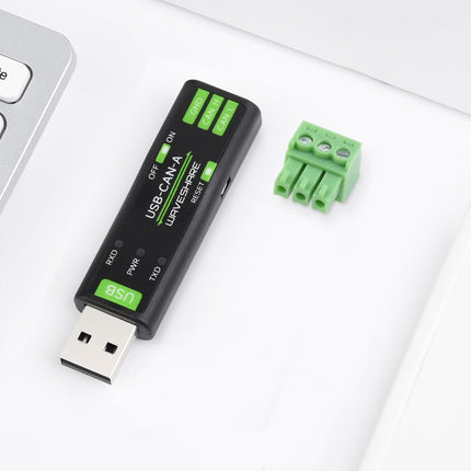 USB to CAN Adapter Analyzer CAN Bus Converter Based on STM32 Chip, Supports Windows 11/10/8/7/XP and Raspberry Pi OS/Jetson Nano Ubuntu etc. Linux Systems, with USB Cable