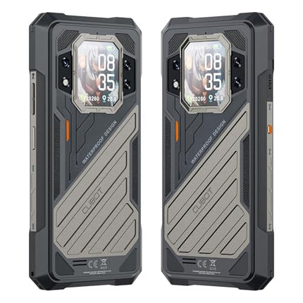 Cubot Kingkong X PRO 5G - nutitelefon 6,72-tollise FHD+ 144Hz ekraaniga, 48 GB muutmäluga (24 GB + 24 GB laiendatav), 256 GB ROM-iga, 100 MP kaameraga, 10200 mAh akuga, Android 14, Dimensity 8200, musta värvi.