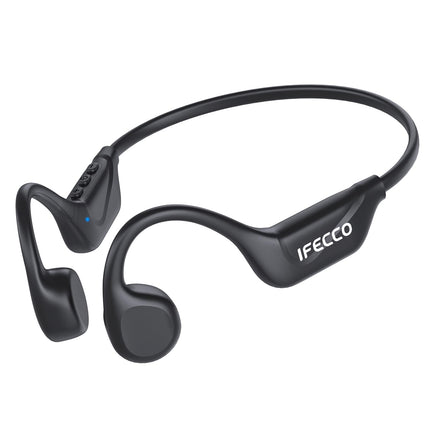 IFECCO luujuhtivusega kõrvaklapid Bluetooth 5.4 - avatud kõrvaga luujuhtivusega kõrvaklapid, juhtmevabad, IPX5 veekindlad, higikindlad luujuhtivusega peakomplektid, spordikõrvaklapid jooksjatele ja jalgrattasõiduks