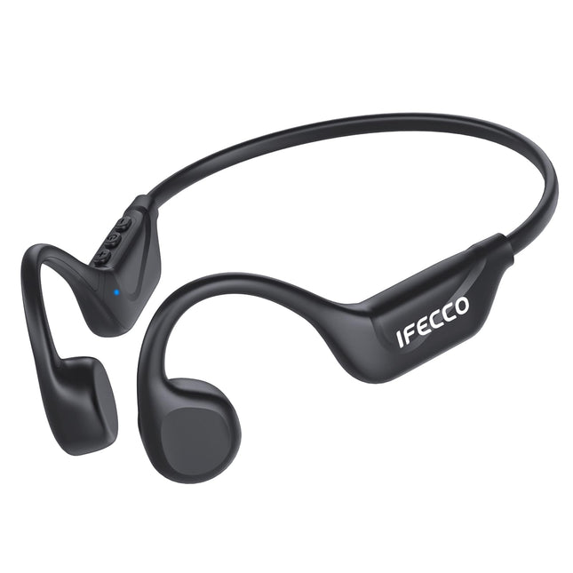 IFECCO luujuhtivusega kõrvaklapid Bluetooth 5.4 - avatud kõrvaga luujuhtivusega kõrvaklapid, juhtmevabad, IPX5 veekindlad, higikindlad luujuhtivusega peakomplektid, spordikõrvaklapid jooksjatele ja jalgrattasõiduks