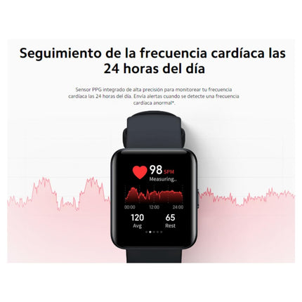 Xiaomi Redmi Watch Lite 2 nutikell (1,55" TFT LCD puuteekraan; pulsi ja unetsükli mõõtmine/jälgimine; GPS; õhurõhk ja kõrgusemõõtja; 17 spordirežiimi; 5 sularahaautomaati; 10-päevane aku tööiga) must