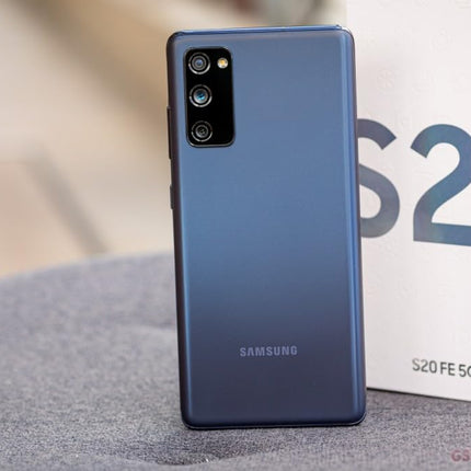 Samsung Galaxy S20 FE 5G Smartphone, 6.5-inch Super AMOLED Display, 4,500 mAh Battery, 32MP Selfie Camera, Fan Edition - German Version (128GB with 5G, Cloud Navy), SM-G78