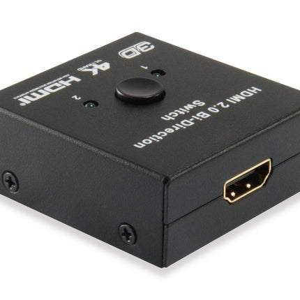 Equip 332723 kahesuunaline HDMI-lüliti HDMI 2-pordiline jaotur/lüliti