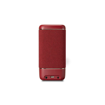 Roberts Beacon 335 Bluetooth Speaker – Portable, Rechargeable, 15h Playtime, Two Passive Bass Radiators, Bass Booster, Equalizer, Stereo Pairing – Red
