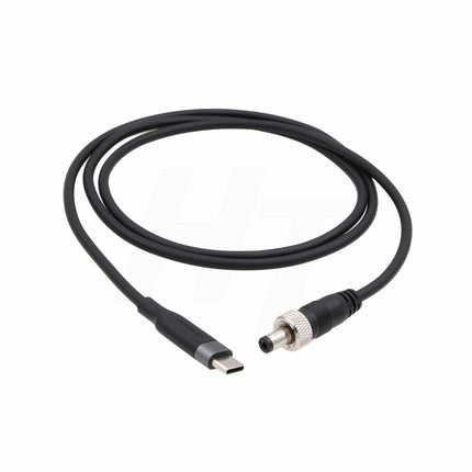 HangTon 12V 3A PD USB-C lukustatava alalisvoolu toitekaabel videoseadmetele PIX-E7, Atomos Ninja V, SmallHD 702 puutetundlik monitor