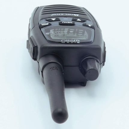Midland G7 Pro C1090.14, kahesuunaline raadiosaatja, kahe sagedusalaga, 16 PMR446 kanalit ja 69 LPD-d, 4 laetavat akut, vööklamber, 1 raadiosaatja, must