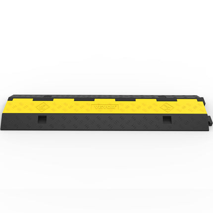 Happybuy Rubber Cable Protector Ramp Speed ​​Bumps 2-Channel 3Pack