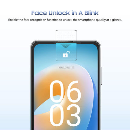 Blackview A53 4G mobiiltelefon ilma lepinguta, Helio A22 7GB 32GB (laiendatav 256GB), 12MP+5MP, 6,5'' HD+ ekraan, 3 kaardipesa, 5080mAh aku, kahe SIM-kaardiga nutitelefon Android 12, GPS hall