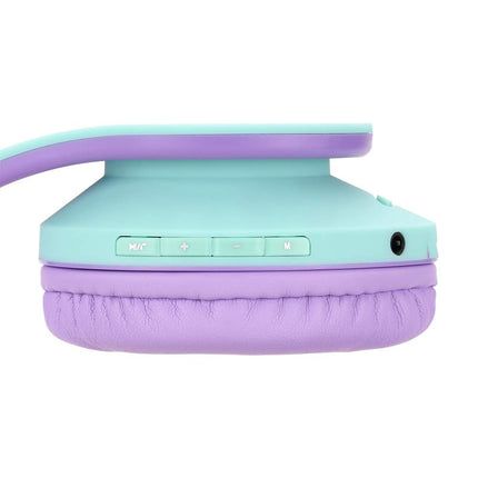 PowerLocus P2 Bluetooth kõrvaklapid lastele, helitugevuse piirang 85 dB, juhtmevabad ja juhtmega kõrvaklapid, kokkupandavad ja reguleeritavad, mugavad, sisseehitatud mikrofoniga, micro SD-kaardi pesaga