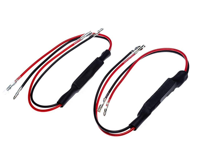 Alchemy Parts mootorratta koormustakistid IN Line LED indikaator signaalid pööramiseks 12V 10W 10 oomi