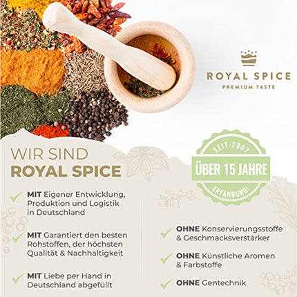 Royal Spice Mulled Wine Spice 70g - Mulled wine spice for the perfect mulled wine, punch, and punch – just like it came straight from the Christmas market! Make your own mulled wine at home in a saucepan or Dutch oven.