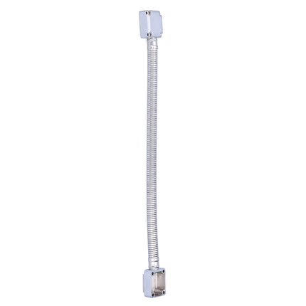 Leapiture Door Cable Protector, Stainless Steel Door Loop Cable Protector, Exposed Wire Protection Tube for Access Control System, Silver, 500 mm Length