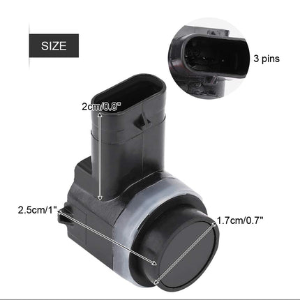 Keenso parkimisandurid, parkimisabi tagurdusandur, parkimisandur ees/tagumine PDC-andur XF/XJ/XK, Mk6 / FOCUS MK3 / KUGA jaoks (2 tk)