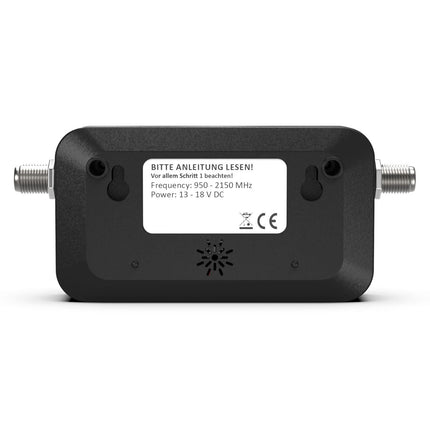 DUR-line SF 2460 Pro - Digital Satfinder - precise measuring device for aligning your satellite dish - satellite finder including F-cable, audio signal, LCD display, satellite detection, Astra, Hotbird