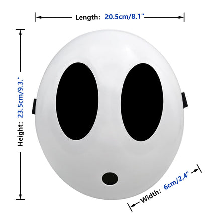 nezababy Häbeliku Kuti Mask Troublemaker Anime Mask Masquerade Ball Mask Cosplay Häbeliku Kostüümi Halloweeni Aksessuaar Sünnipäevapidudeks (Häbeliku Kuti Mask-2PCS)