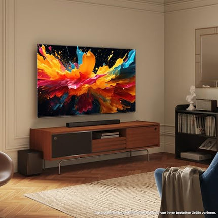 Hisense 55A85N 139 cm (55-tolline) televiisor, 4K UHD OLED nutiteler, 120 Hz, HDMI 2.1, mängurežiim Pro, AMD FreeSync Premium, Dolby Vision IQ ja Atmos, Bluetooth, sisseehitatud Alexa, must, [2024]