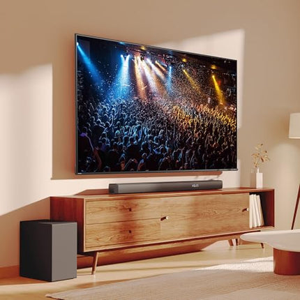 Hisense 43E7NQ 108 cm (43-tollise) teleri komplekt, 4K UHD, QLED, HDR10, HDR10+ dekodeerimine, HLG, Dolby Vision Atmos, 60Hz paneel, sujuv liikumine, Bluetooth HS3100