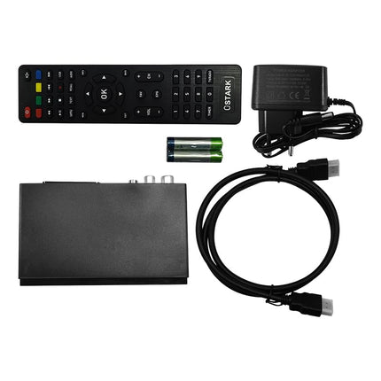 Ostark Euro T2 maapealne vastuvõtja TDT TDT2 FTA DVB-T2 DVB-C, H265 HEVC Full HD PVR, kahekordne USB, kahekordne LNB kahe teleri jaoks, SCART, koaksiaalne HDMI