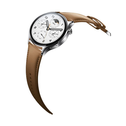 Xiaomi Watch S1 Pro, nutikell, 1,47-tolline AMOLED-ekraan, safiirklaas, kehatemperatuuri jälgimine, pulsisageduse mõõtmine, SPO₂, 100+ treeningrežiim, GPS, 5 ATM-i takistus, 14 g aku, hõbedane