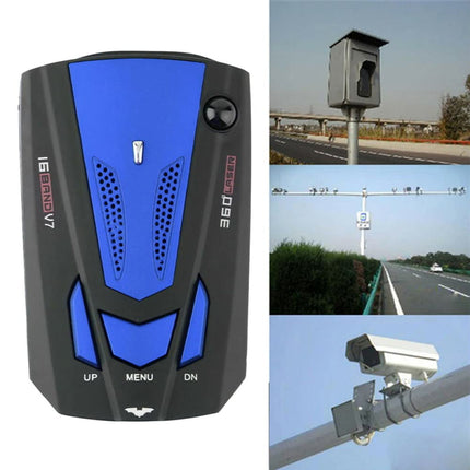 V7 GPS-radaridetektor autodele, radaridetektorid, hääljuhised kiiruse kohta, sõiduki kiirusehäiresüsteem, LED-ekraan, linna-/maanteerežiim, 360-kraadine autotuvastus