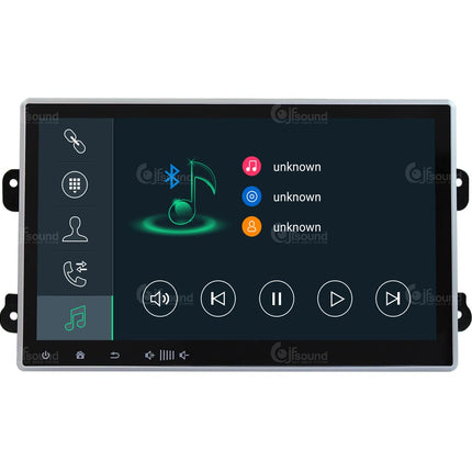 Jf Sound auto helisüsteem, eritellimusel valmistatud autoraadio Ducato 8 2021-22 Android GPS Bluetooth WiFi DAB USB Full HD ekraan 10.1" Easyconnect 8-tuumaline protsessor häälkäsklused, must, JF-011-X9-D8