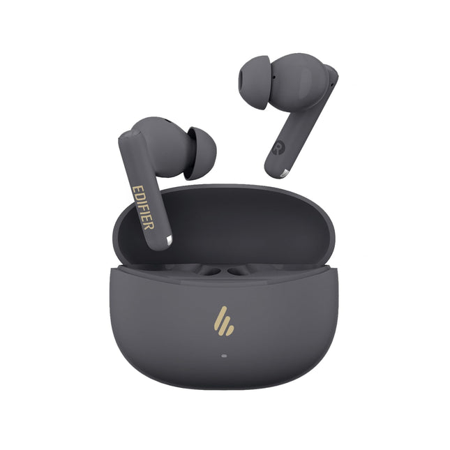 Edifier X5 Pro aktiivsed mürasummutavad kõrvaklapid tehisintellektiga täiustatud helistamise, läbipaistvuse, kiirlaadimise, mängurežiimi, IP55 veekindlusega, juhtmevabad Bluetooth 5.3 kõrvaklapid, hallid