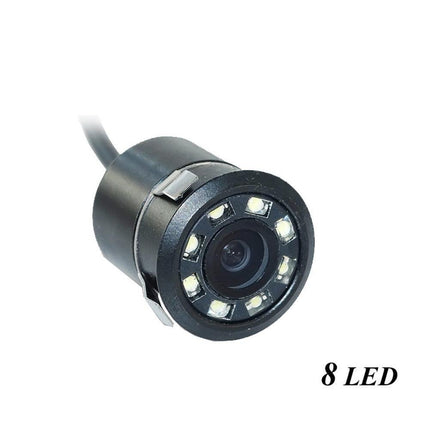 Tahavaatekaamera - 1 tk auto 8 LED-tagurduskaamerat koos varukaameraga, veekindel öise nägemisega AUHF.