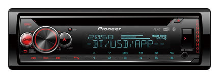 Pioneer DEH-S720DAB, 2-DIN autoraadio, CD-tuuner FM ja DAB+ raadiojaamadega, Bluetooth, MP3, USB ja AUX sisend, RGB valgustus, käed-vabad süsteem, Smart Sync rakendus, 13-ribaline ekvalaiser