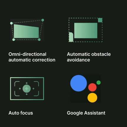 [Google TV/Netflix] Xming Page One nutikas projektor WiFi6 ja Bluetooth-filmiprojektoriga, ametlikult litsentseeritud Netflix 1080P projektor kodukino ja õues filmide jaoks, autofookus,