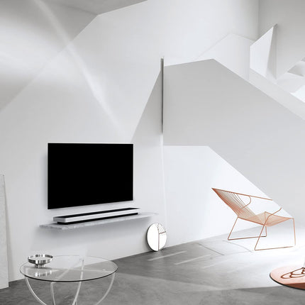 Bang &amp; Olufsen Beosound Stage – Dolby Atmos heliriba teleri ja muusika jaoks, võimas mitmetoaline WiFi ja Bluetooth kõlar HDMI-ühendusega - alumiiniumist ja musta värvi