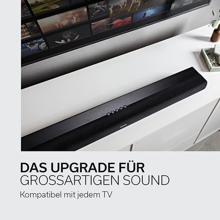 Denon DHT-S216 2.1 TV-kõlaririba integreeritud subwooferiga, Bluetooth, HDMI ARC, 4K UHD, Dolby Digital, DTS, DTS Virtual:X, optiline sisend, must