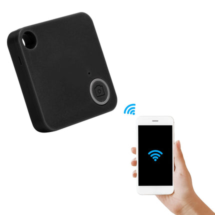 Bluetooth jälgimisseade, Bluetooth Tracke kadunud võtmeotsija, esemete leidja, vargusvastane alarm, esemete leidjad lastele, lemmikloomadele, rahakott, võtmed (must)