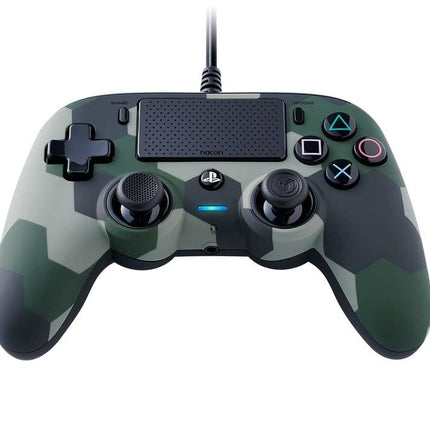 NACON PS4 Controller Color Edition [Officially Licensed, Camo Green]