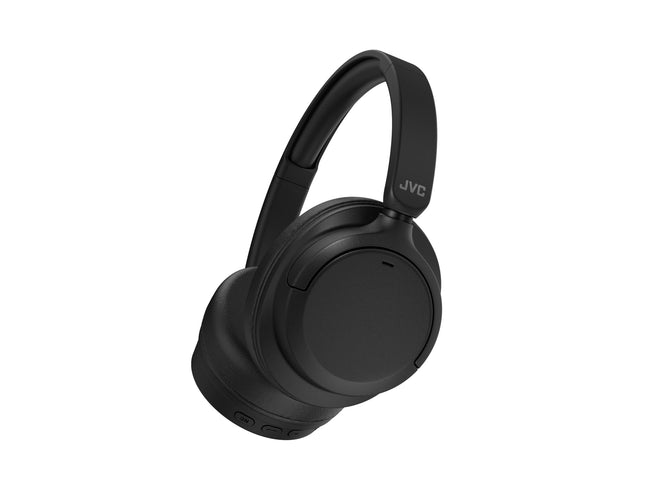 JVC HA-Z76N-B - Bluetooth kõrvaümbruse mürasummutavad kõrvaklapid, BT 5.3, 50 tundi aku tööiga, häälassistendiga ühilduv, kahesuunalised kokkupandavad kõrvaklapid, must