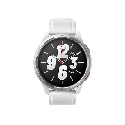 Xiaomi Watch S1 Active Smartwatch (1.43" AMOLED HD; 117 training modes; SpO2, heart rate &amp; sleep monitoring; Bluetooth; NFC; GPS, 5 ATM, up to 12 days battery life, Alexa) White, XM100023-99