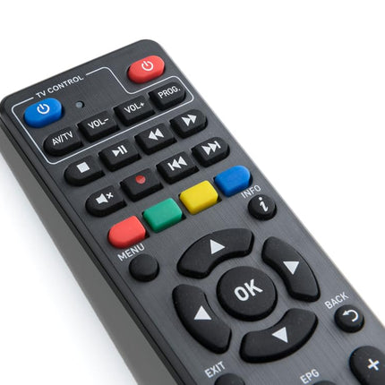 TELE System TS6822 PRO DVB-T2 HEVC digitaalne maapealne dekooder ja topelttuuner DVR-T2 HD HDR (HDR10 / HLG) ekraani ja kaugjuhtimispuldiga 2-ühes teleri juhtimisega