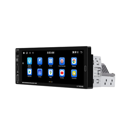 [2+64G] Hikity Android 13 autoraadio 1 DIN juhtmevaba Carplay Android Auto navigatsiooniga GPS 6,9-tolline puutetundlik ekraan Bluetooth Mirror Link FM/RDS EQ WiFi USB Type-C tahavaatekaamera