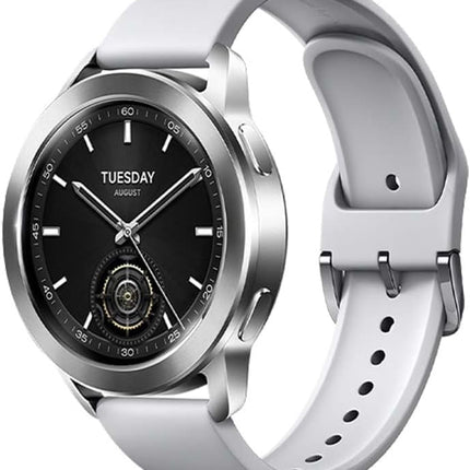 Xiaomi Watch S3 - ümmargune AMOLED-ekraan, 3,6 cm (1,43 tolli), pulsisageduse jälgimine, SpO2 ja stressitase, 150+ spordirežiimi, kuni 15-päevane aku tööiga, must
