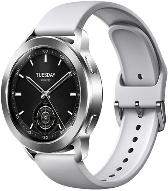 Xiaomi Watch S3 - ümmargune AMOLED-ekraan, 3,6 cm (1,43 tolli), pulsisageduse jälgimine, SpO2 ja stressitase, 150+ spordirežiimi, kuni 15-päevane aku tööiga, must