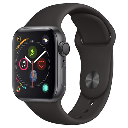 Apple Watch Series 4 40mm (GPS) - Space Gray Aluminum Case with Black Sport Band (Refurbished)