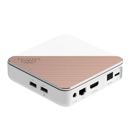 Homatics Box R 4K Plus Android 11 teleri meediapleier (32 GB välkmälu, Google, Netflix 4K Dolby Vision ja Atmos, Disney+, Prime Video, 4K UHD, AV1, 1 Gbit, DTS, HDR10+, WiFi 6, Bluetooth 5.0, valge)