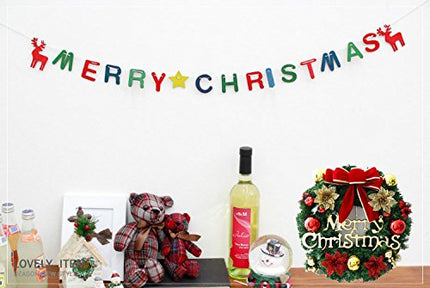 Christmas wreath, 30 cm, Christmas decoration, wreath for door, Christmas garland with bells, bow, Christmas decoration, holiday, party, wedding, home, garden, decoration, winter, Christmas,