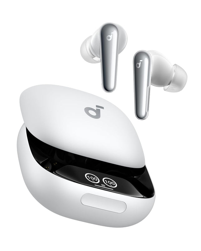 Ankeri Soundcore Liberty 4 Pro, juhtmevabad mürasummutavad kõrvaklapid, 7 anduriga kõrvaklapid, reaalajas ANC, 2x kiirlaadimine, stuudiokvaliteediga Hi-Fi muusika, selged kõned 6 mikrofoni ja tehisintellektiga