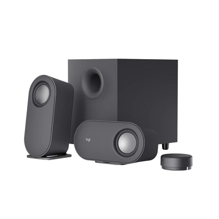 Logitech Z407 Bluetooth arvutikõlarid subwooferi ja juhtmevaba juhtimisega, ruumi täitva heliga, esmaklassiline heli mitme sisendiga, USB kõlarid - grafiithall