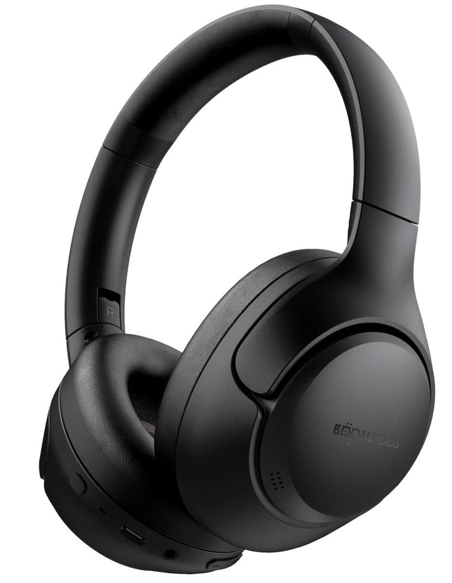 Boompods Orbit ANC - kõrvasisesed aktiivse mürasummutusega kõrvaklapid - kerged juhtmevabad kõrvasisesed kõrvaklapid mikrofoniga, Bluetooth-kõrvaklapid, USB-C laadimine, 18+ tundi heli/muusika taasesitust, mustad