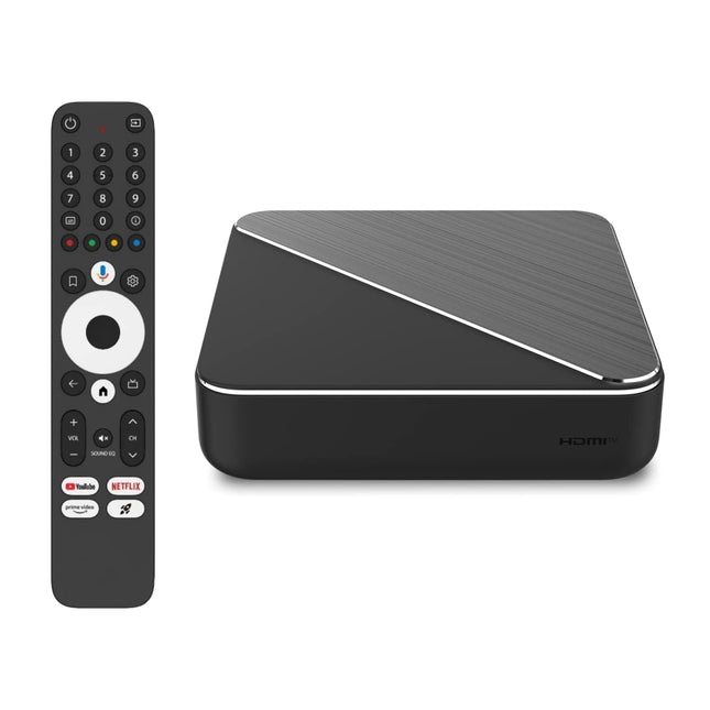 Dune HD Homatics Box R 4K Plus Android TV, meediapleier, Chromecast, Netflix 4K-s Dolby Vision, Dolby Atmos, 4 GB 32 GB, AV1, Wi-Fi 6, 1 Gbit, ISO 4K DV P7 FEL MKV AFR, HDR10+, DTS